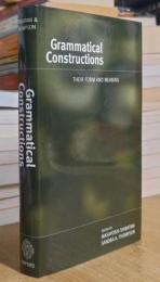Grammatical Constructions: Their Form and Meaning