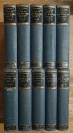 THE LIFE OF SIR WALTER SCOTT: EDINBURGH EDITION. Complete set of 10 volumes