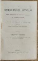 A SANSKRIT-ENGLISH DICTIONARY: WITH REFERENCES TO THE BEST EDITIONS OF SANSKRIT AUTHORS AND ETYMOLOGIES AND COMPARISONS OF COGNATE WORDS