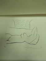 女のいる情景　挿画集　版画4枚(本体欠)