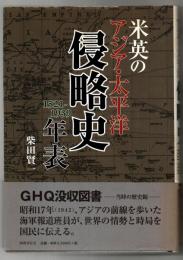 米英のアジア・太平洋侵略史年表 : 1521-1939