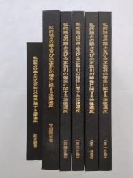 私的独占の禁止及び公正取引の確保に関する法律違反（冒頭陳述書/弁論要旨１〜４/証言調書）６冊