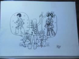 勝又進　原画　「思ひ出」Susumu Katsumata original drawing