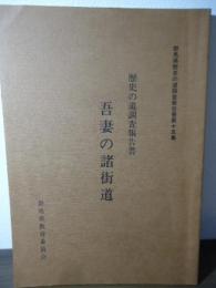 吾妻の諸街道 : 歴史の道調査報告書