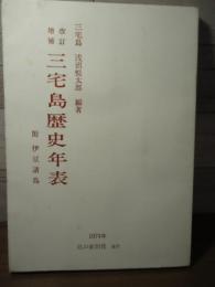三宅島歴史年表 : 附・伊豆諸島