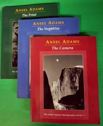 アンセル・アダムス　フォトグラフィーシリーズ　1,2,3　The Ansel Adams Photography series 1,the camera 2,the negative 3,the print