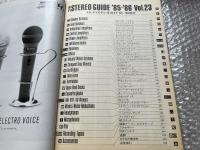 Hi-Fi STEREO GUIDE 85-86 Vol.23 ハイファイステレオガイド
NEW MODELS 1195 TOTAL MODELS 7161
ステレオサウンド別冊 stereo sound