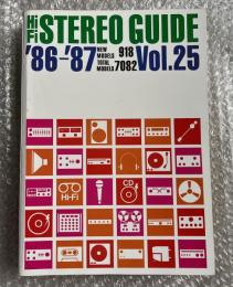 Hi-Fi STEREO GUIDE 86-87 Vol.25 ハイファイステレオガイド
NEW MODELS918 TOTAL MODELS 7082 
ステレオサウンド別冊 stereo sound