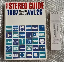 Hi-Fi STEREO GUIDE 1987 Vol.26 ハイファイステレオガイド
NEW MODELS787 TOTAL MODELS 7124
ステレオサウンド別冊 stereo sound
