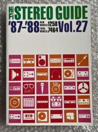 Hi-Fi STEREO GUIDE 87-88 Vol.27 ハイファイステレオガイド
NEW MODELS1258 TOTAL MODELS 7464