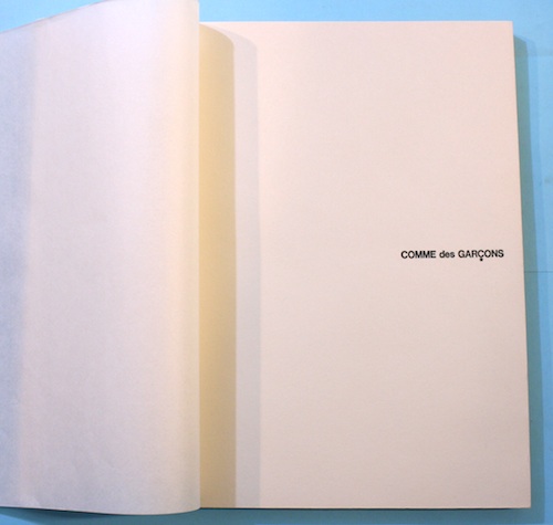 COMME des GARCONS 1975-1982 コム・デ・ギャルソン写真集 / 古本