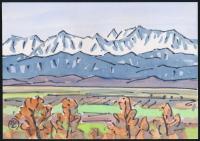 画文集 原野から見た山