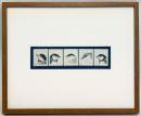山室眞二版画額「空の小隊」