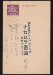 鈴木信太郎葉書 ナカムラ画廊宛