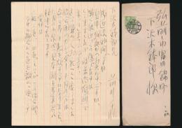 前川千帆書簡 下沢木鉢郎宛