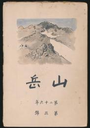 山岳 第26年第3号／鹿野忠雄「新高南山と南玉山の登攀」ほか