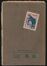 山岳 第10年第1号 第10週年紀念号／野呂寧「台湾の山岳」・「地図 新高山」