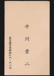 中川童ニ 名刺