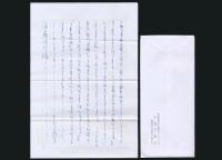 十返千鶴子書簡2通・葉書2枚 近藤信行宛