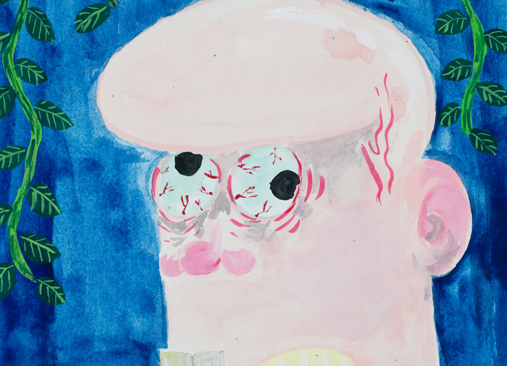 杉作J太郎 水彩画 「無題」(杉作J太郎) / 夜鶴堂 / 古本、中古本