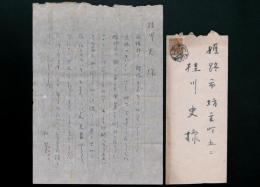 上村松篁書簡 桂川史宛