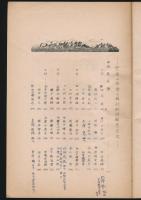 聖南山岳会々報秋季特輯号 1934年・2月