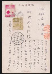 立原道造葉書 神保光太郎宛／昭和12年1月25日付