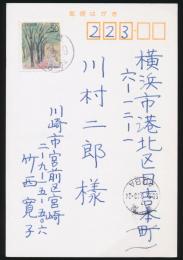 竹西寛子葉書 川村二郎宛