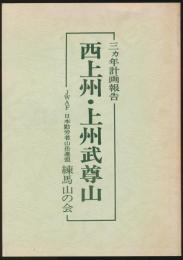 三ヵ年計画報告 西上州・上州武尊山