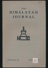 THE HIMALAYAN JOURNAL VOLUME 29／1969
