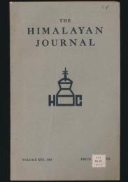THE HIMALAYAN JOURNAL VOLUME 25／1964