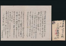斎藤弔花書簡 小学館庶務課宛