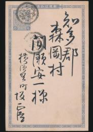 坂正臣（阪正臣）葉書 間瀬安一宛