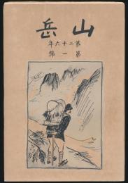 山岳 第26年第1号／鹿野忠雄「卓社大山登行」ほか