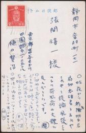 樋口賢治葉書 張間禧一宛