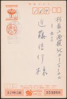野間宏葉書（賀状） 近藤信行宛