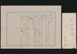 深田久弥書簡 菅忠雄宛