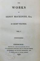 THE WORKS of HENRY MACKENZIE, Esq. Vol.1～Vol.8 H.マッケンジー作品集