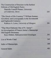 THE RECOVERY OF OLD ENGLISH : ANGLO-SAXON STUDIES IN THE SIXTEENTH AND SEVENTEENTH CENTURIES 16世紀と17世紀のアングロサクソン研究
