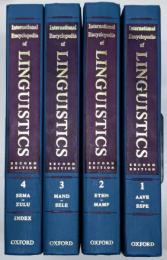 INTERNATIONAL ENCYCLOPEDIA OF LINGUISTICS SECOND EDITION 全3巻揃 国際言語学百科事典 第2版 