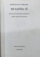 BODLEIAN LIBRARY MS Fairfax 16 トーマス・フェアファクス写本