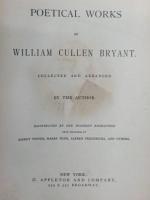 POETICAL WORKS OF WILLIAM CULLEN BRYANT. 洋書：英語