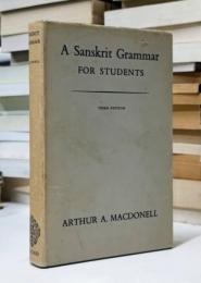 a Sanskrit Grammar for students Third Edition サンスクリット語の文法