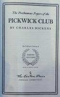 The Posthumous Papers of the PICKWICK CLUB