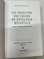 Les principes des choses en ontologie médiévale