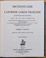 Dictionnaire de l'ancienne langue française et de tous ses dialectes du IXe au XVe siècle 全10巻揃 フランス古語方言辞典