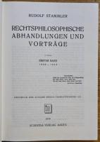 復刻版 Rechtsphilosophische Abhandlungen und Vorträge 全2冊揃 法哲学に関する論文と講義
