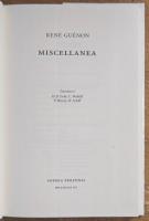 Miscellanea: Collected Works of Rene Guenon