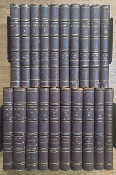 Oeuvres complètes de H. de Balzac 全20巻揃 オノレ・ド Oeuvres complètes de H. de Balzac 全20巻揃 オノレ・ド