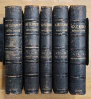 The Holy Bible Containing the Old and New Testaments Translated Out of the Original Tongues: Being the Version Set Forth A.D. 1611 Compared with the Most Ancient Authorities and Revised. 全5巻揃 ジェイムズ王訳聖書（欽定訳聖書）
